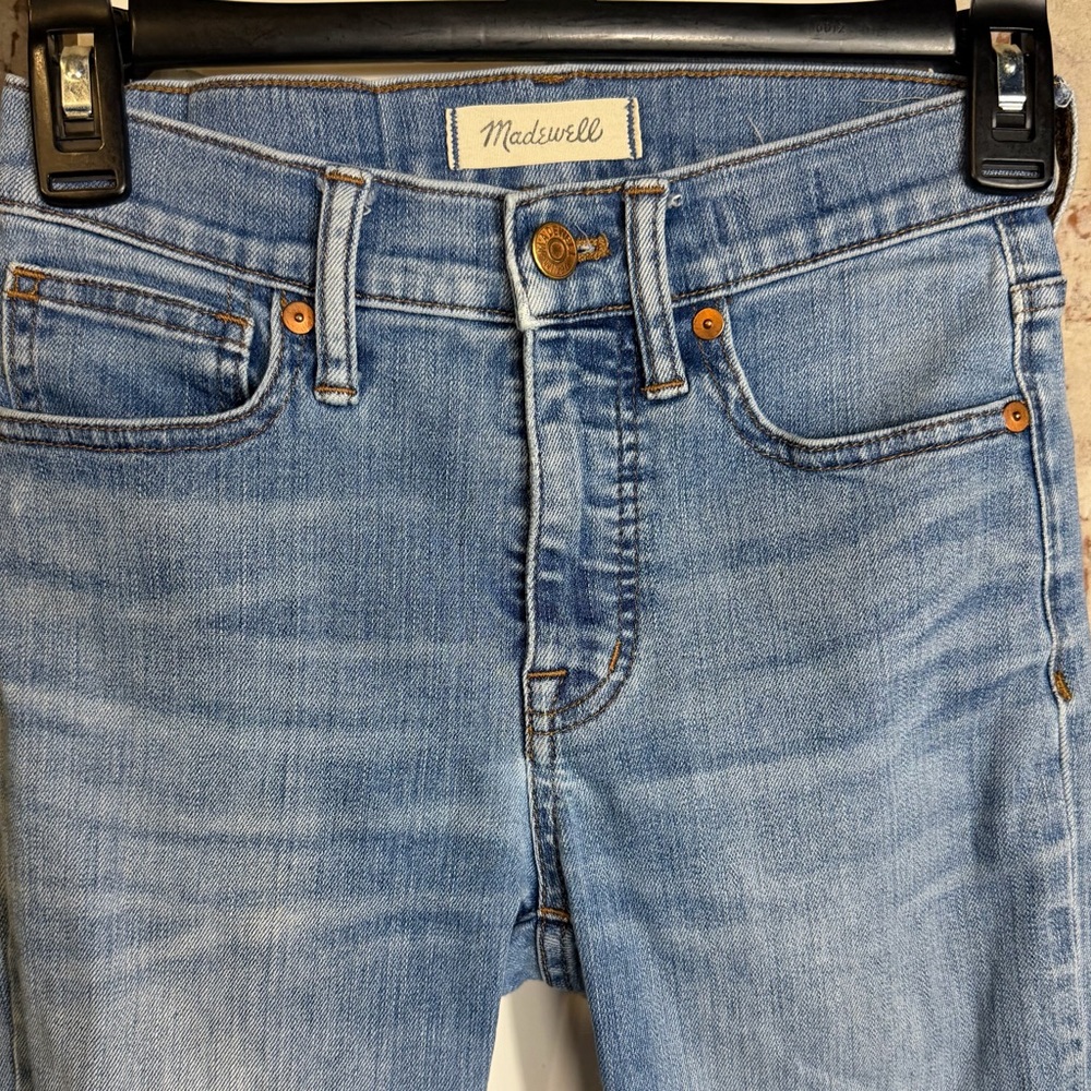 Madewell Skinny Jeans in Light Blue Denim